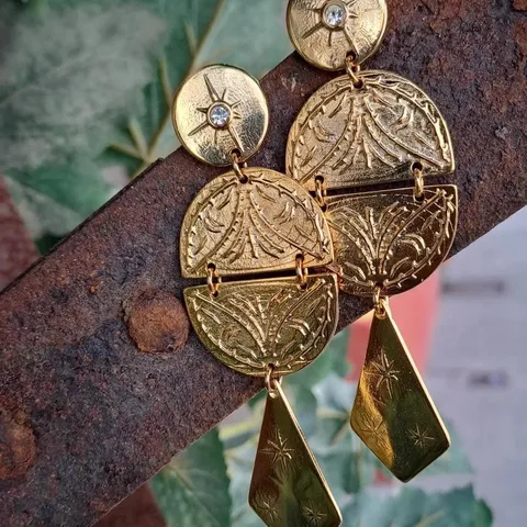 Pendientes Dorados Estrellas